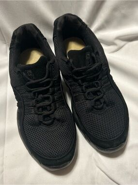 Bloch Boost DRT Mesh Split Sole Dance Sneakers Black Womens Size 10 Needs Soles